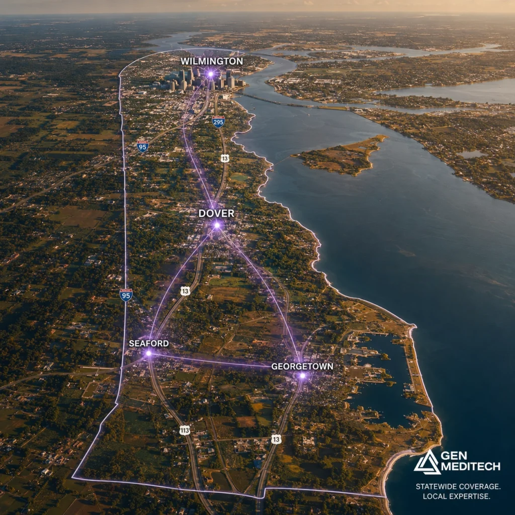 Cities We Serve Across Delaware