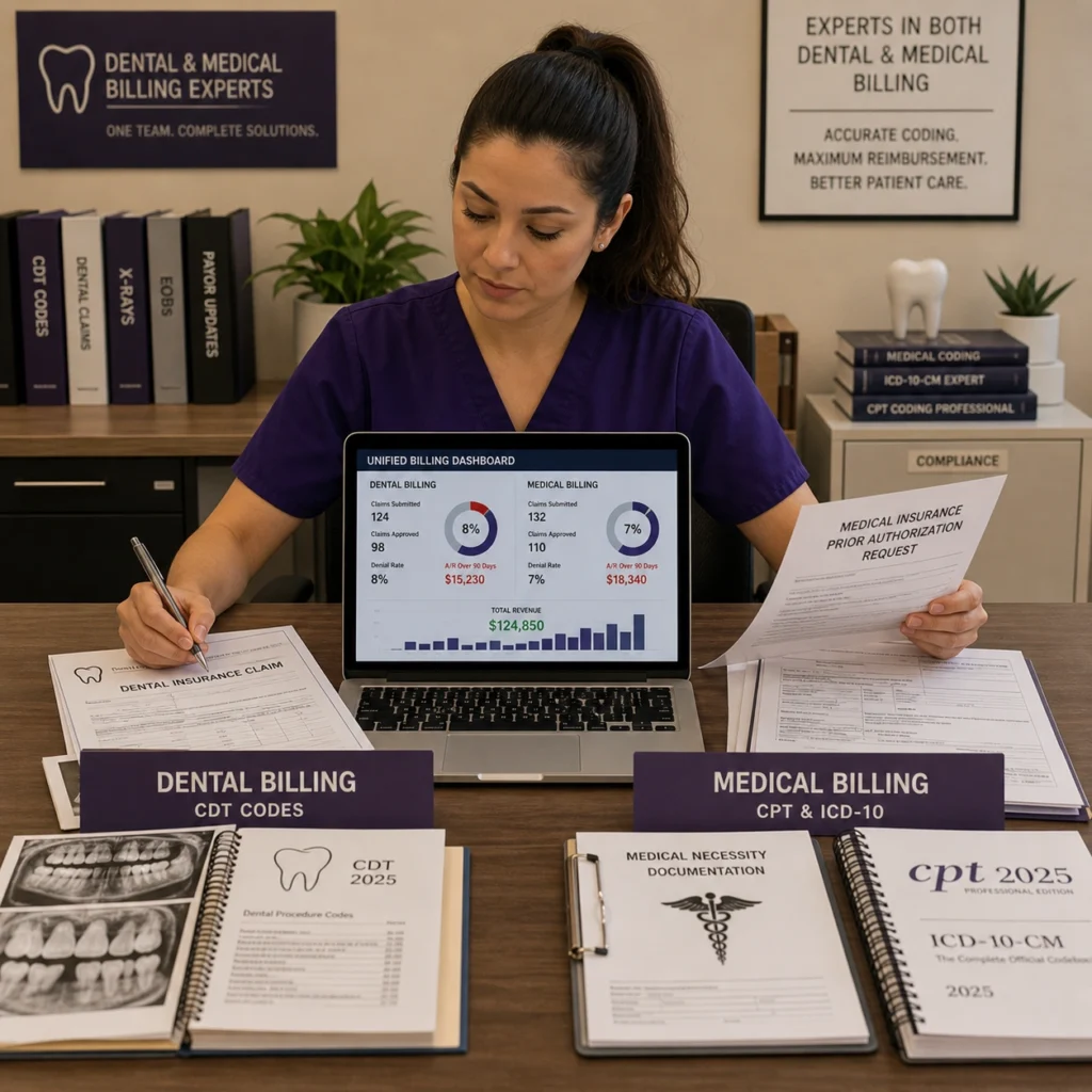 Dental Billing services vs. Medical Billing for Dentists — You Need Both