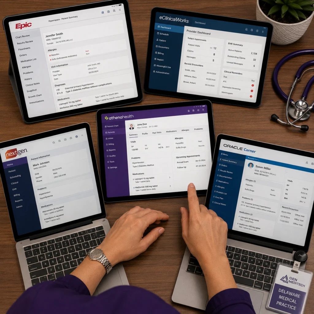 EHR Systems We Integrate With