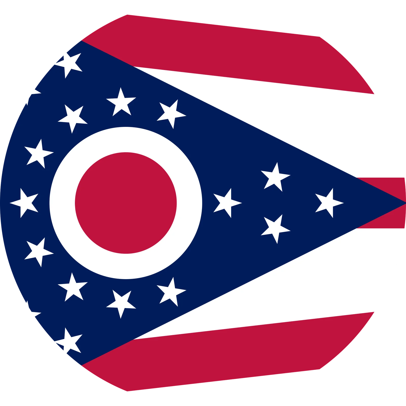 Flag of Ohio Flat Round 2048x2048 1