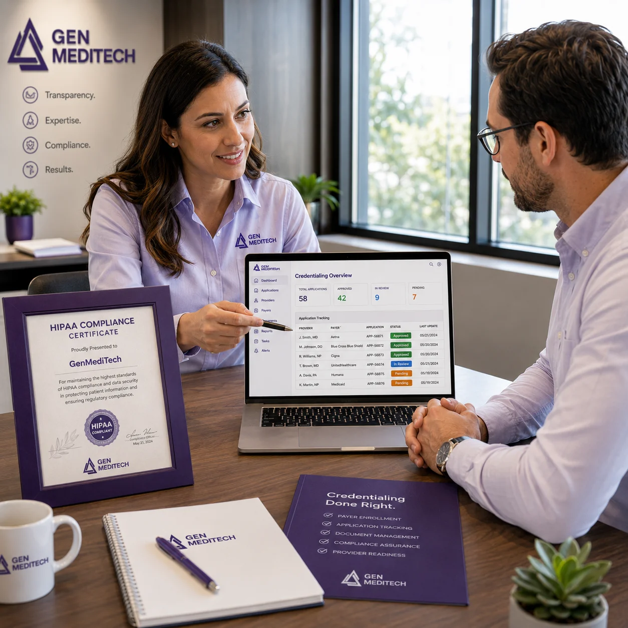 Why choose GenMediTech for medical credentialing