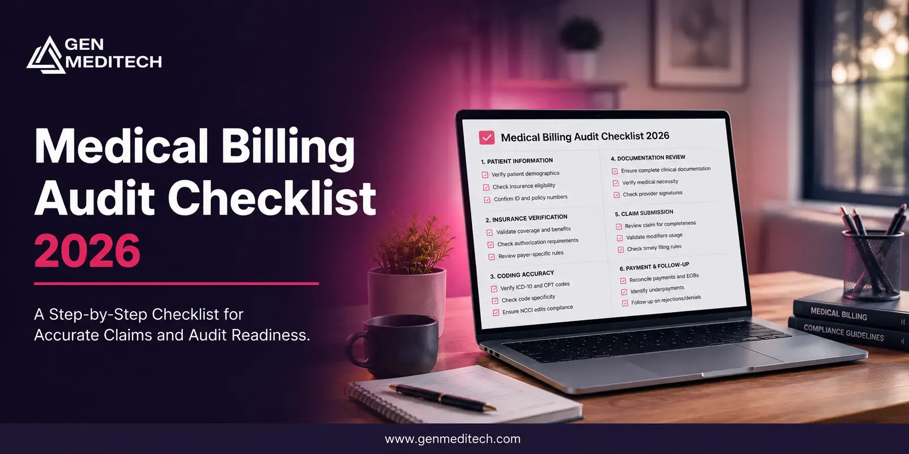 medical billing audit checklist 2026