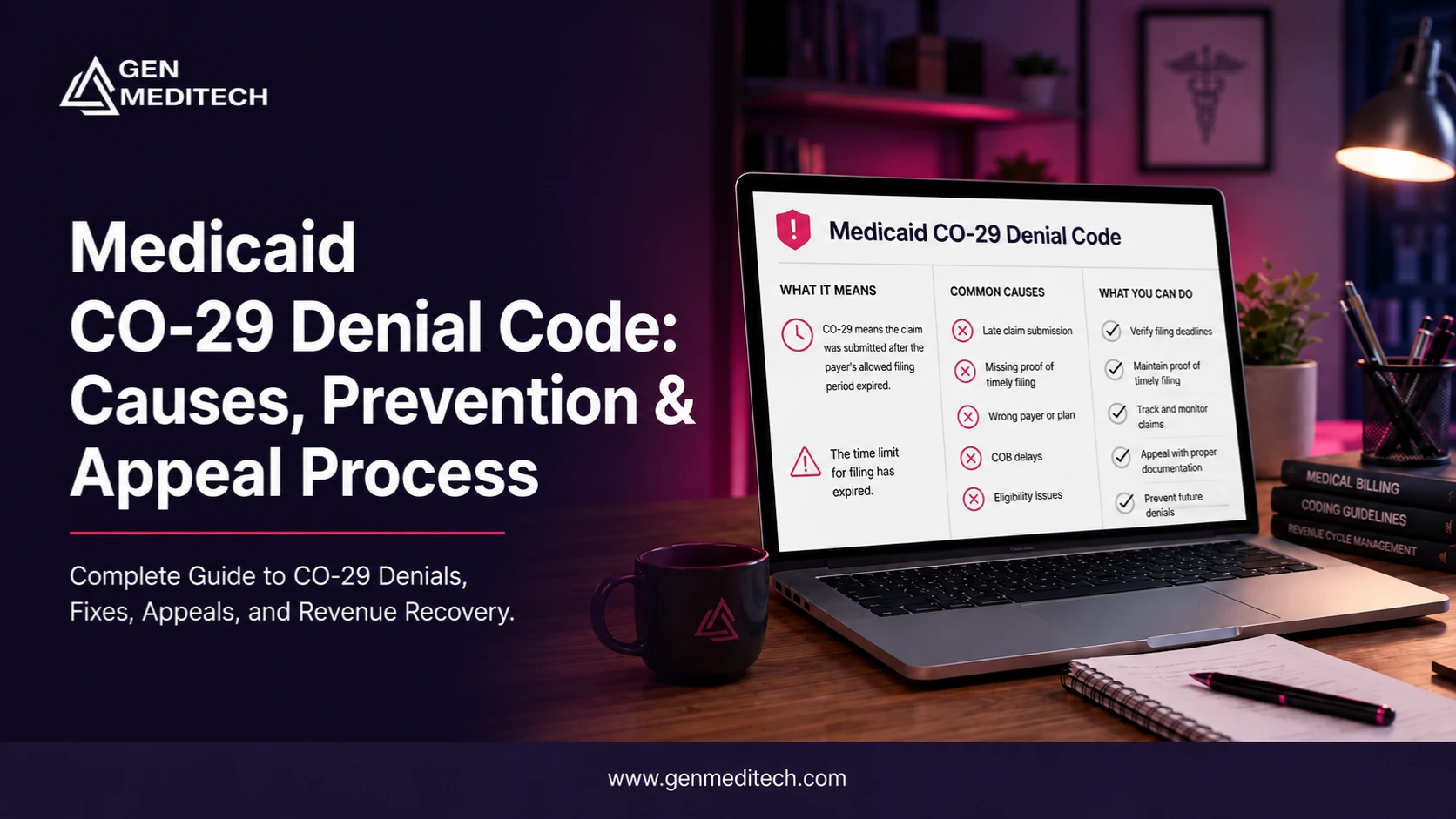 Medicaid CO-29 Denial Code